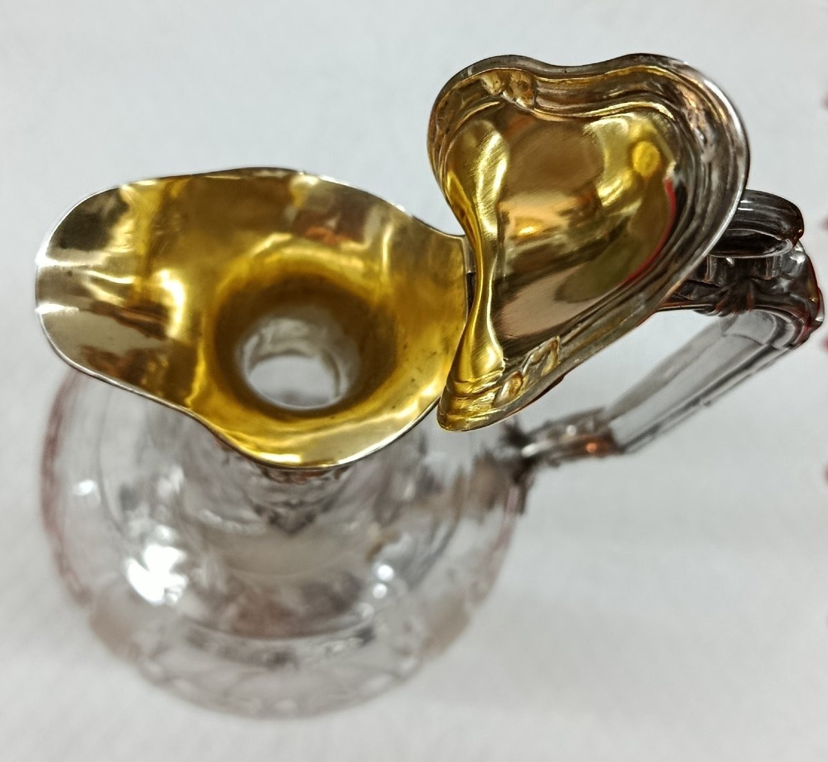 Aiguillère en Cristal taillé et Argent louis Coignet XIX-photo-1
