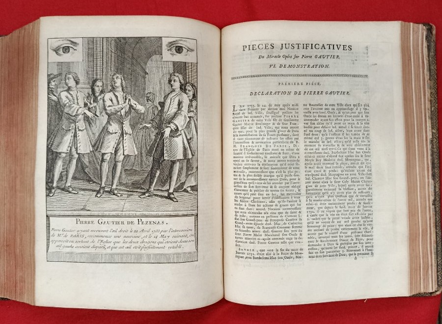 2 tomes La Vérité des Miracles M.de Paris / Carré de Montgeron 1737 -photo-4