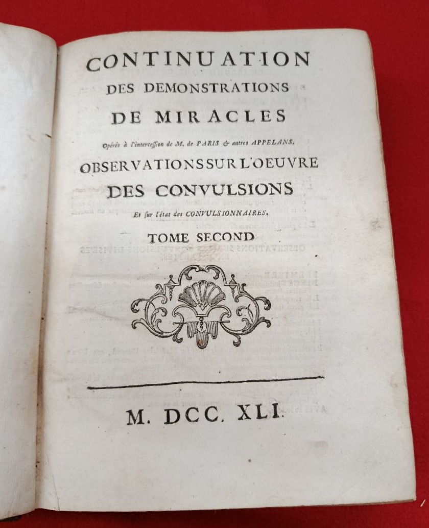 2 tomes La Vérité des Miracles M.de Paris / Carré de Montgeron 1737 -photo-5