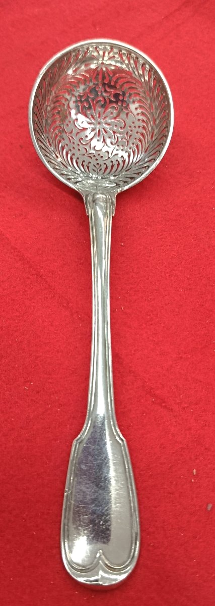 Silver Sprinkling Spoon, 1st Rooster, 19th Century