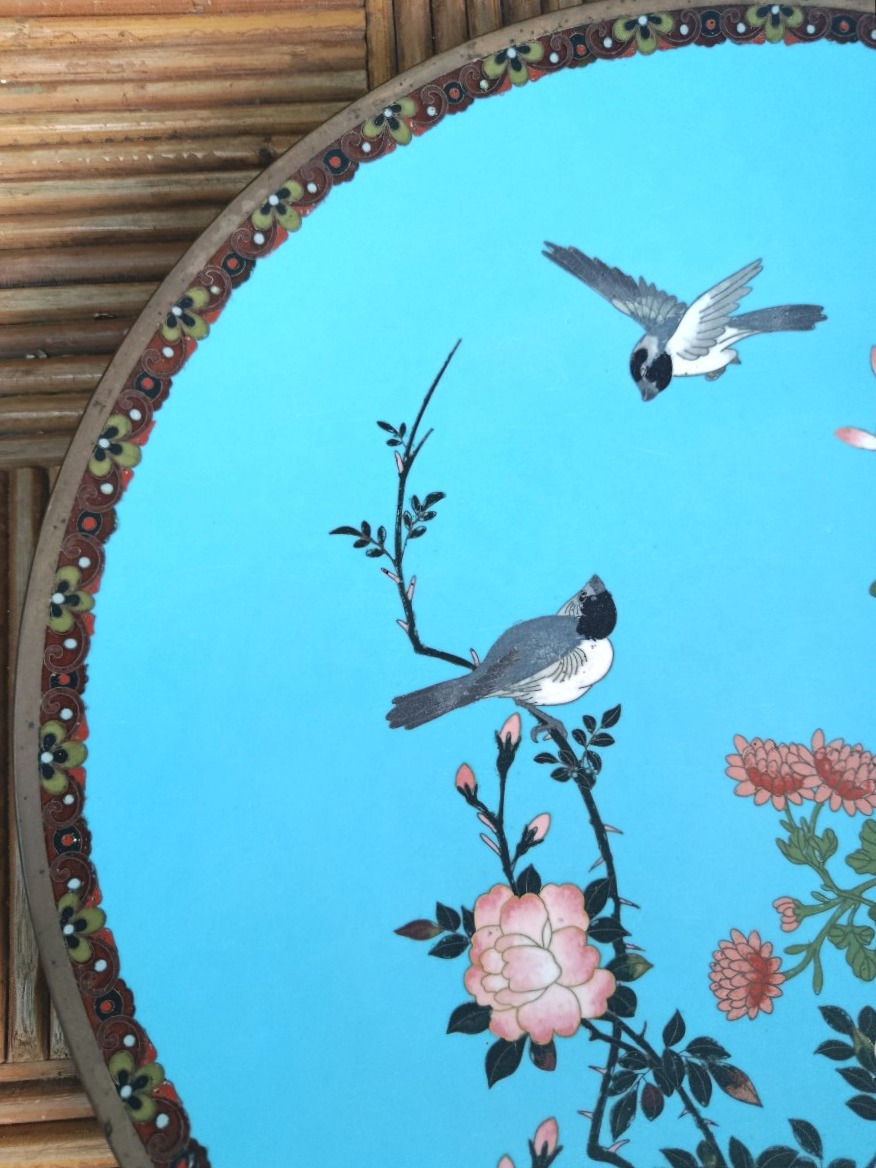 19th-century Japanese Cloisonné Dish-photo-4
