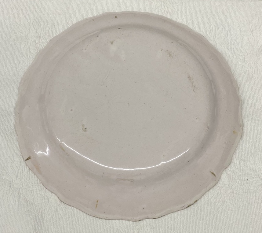 Assiette en faïence de Moustiers XVIII-photo-2