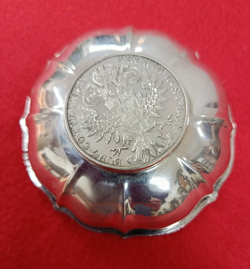 Coupelle en argent  Marie Thérèse de Habsbourg 1780-photo-3
