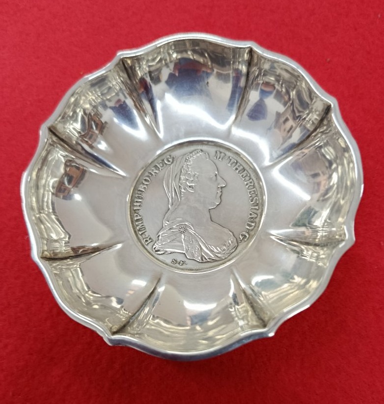 Coupelle en argent  Marie Thérèse de Habsbourg 1780