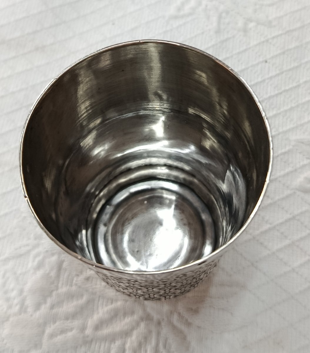 Timbale en argent Minerve XIX-photo-3