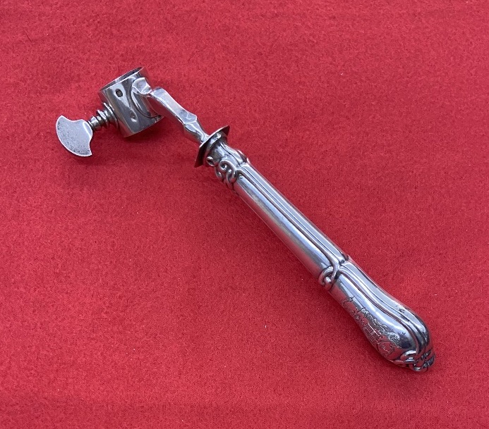 Manche à gigot en argent XIX-photo-2