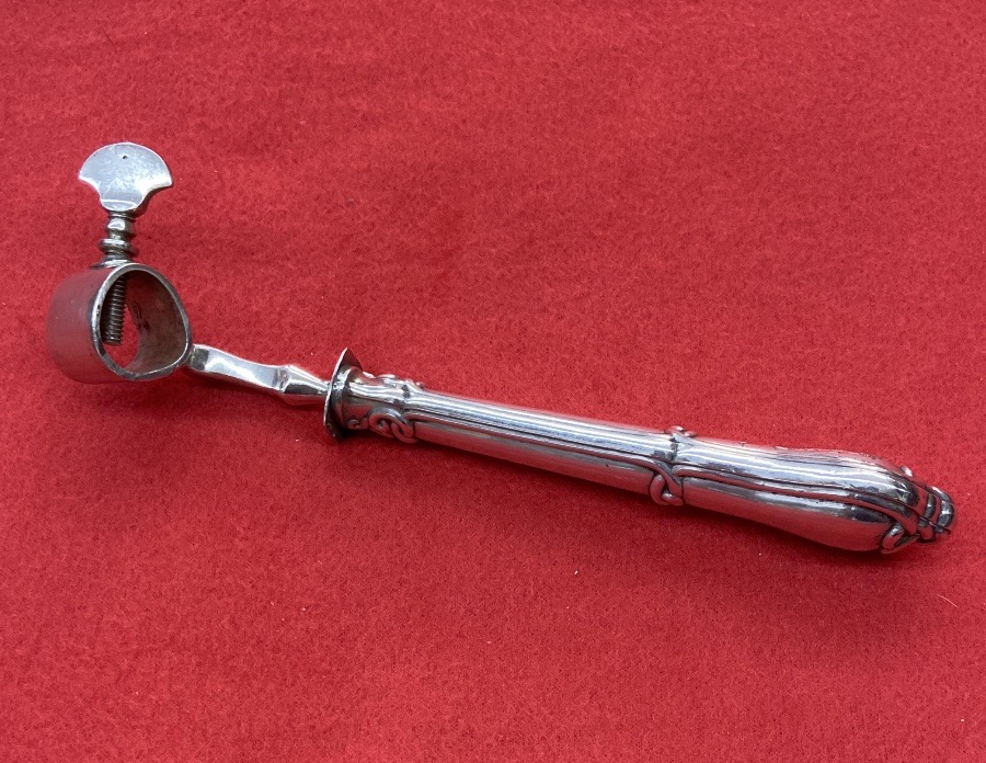 Manche à gigot en argent XIX-photo-4