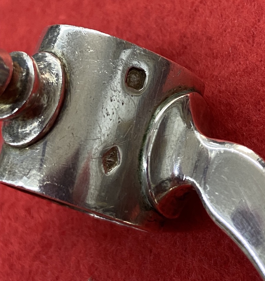 Manche à gigot en argent XIX-photo-7