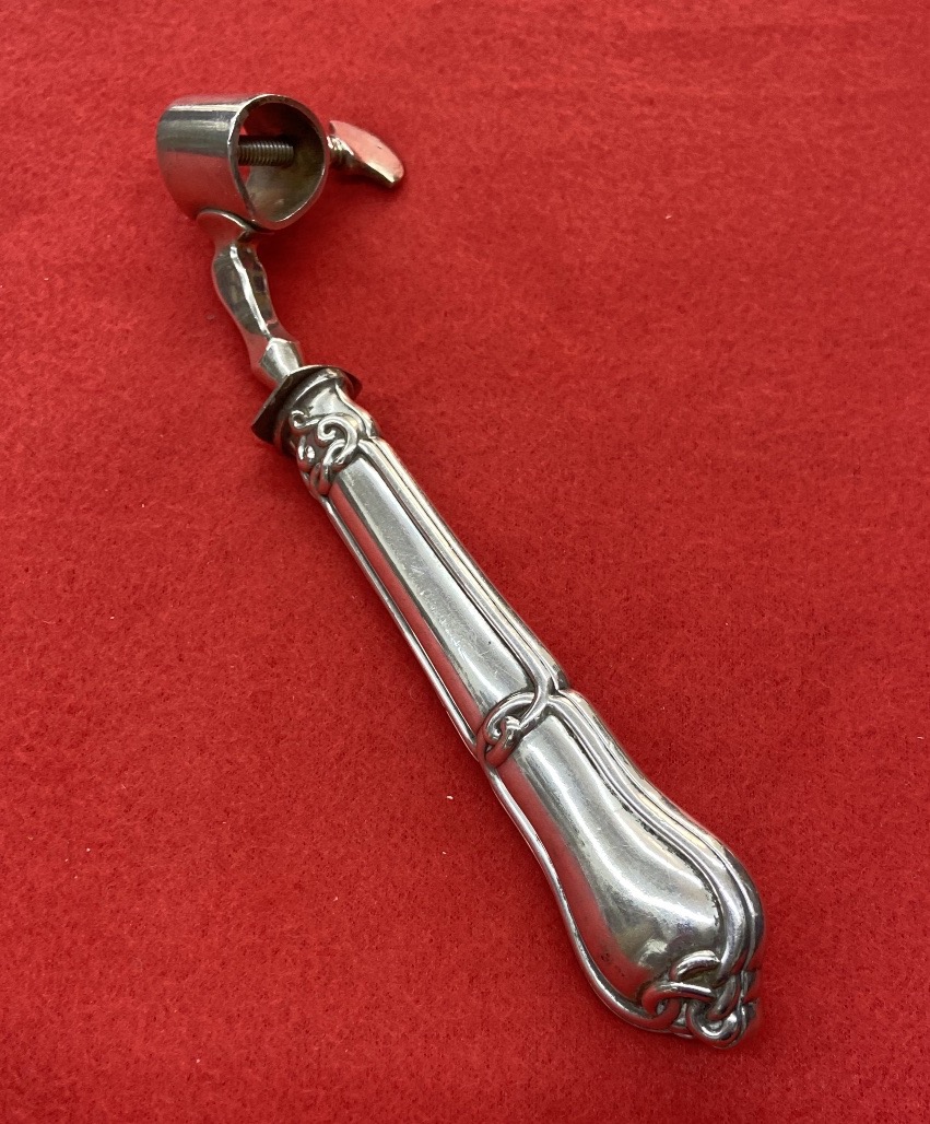 Manche à gigot en argent XIX