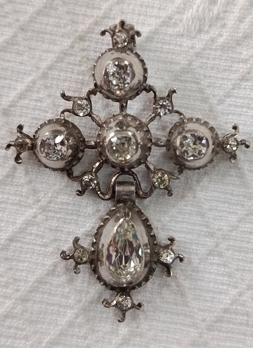Silver Cross Of Saint Lo, Normandy, 19th Century