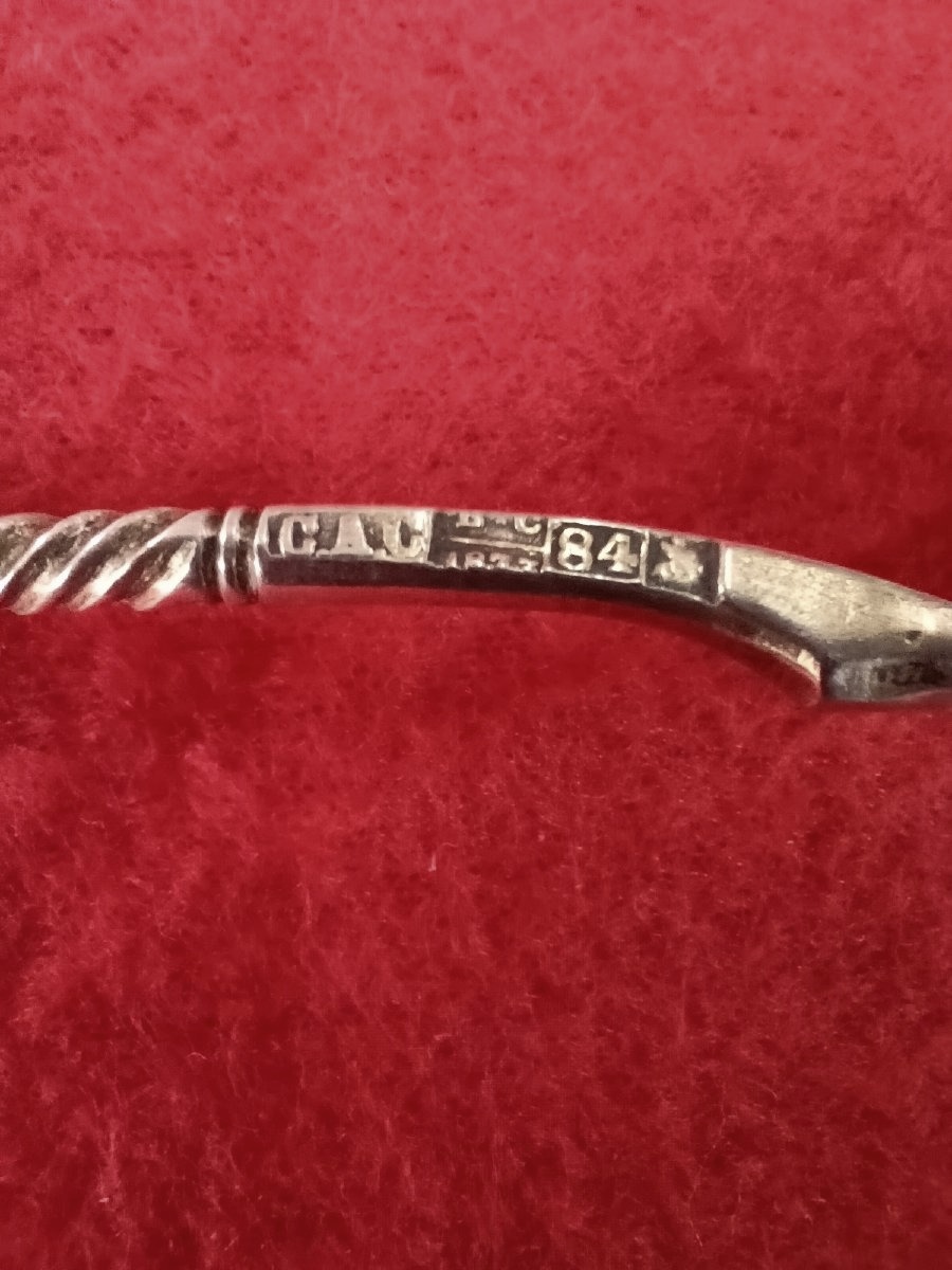 8 Cuillères à Moka en argent Russe 1873-photo-1