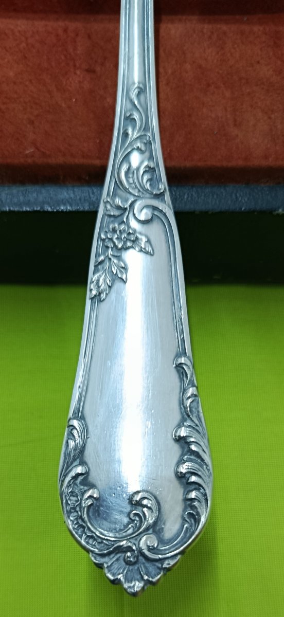 Silver Ladle, Minerve Hallmark, Silversmith Victor Boivin-photo-2
