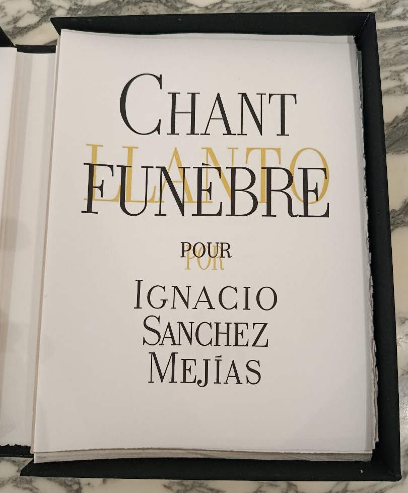 1976 Funeral Song / Garcia Lorca / Picasso, No. 61 -photo-4