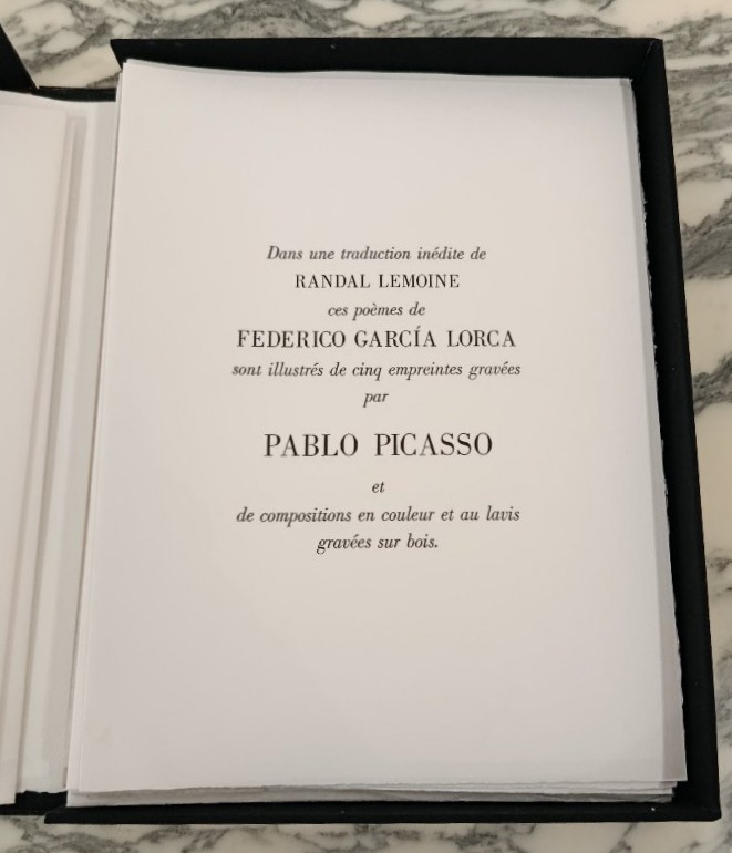1976 Funeral Song / Garcia Lorca / Picasso, No. 61 -photo-1