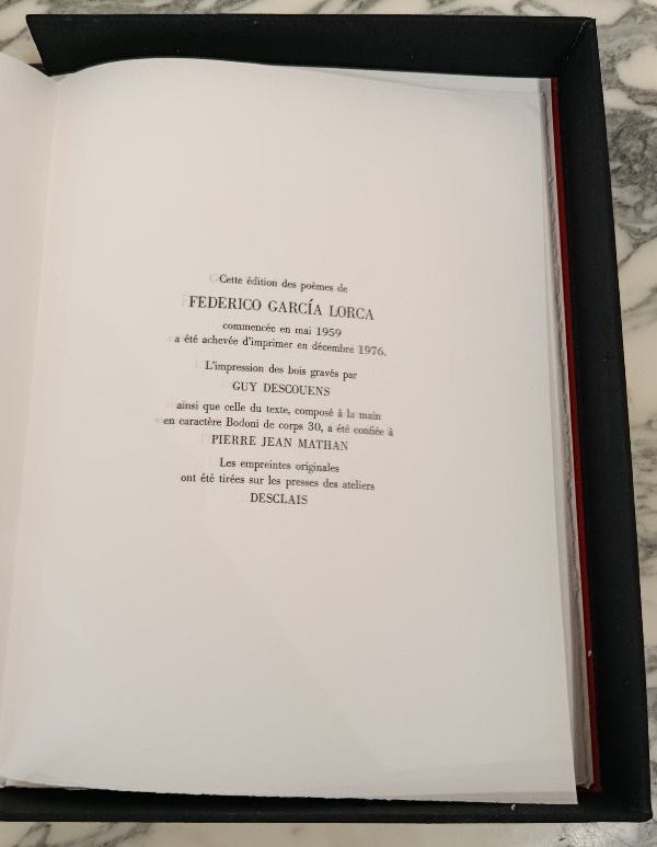 1976 Funeral Song / Garcia Lorca / Picasso, No. 61 -photo-6