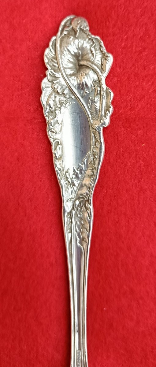 " Love Disarmed " Spoon Reed & Barton ,1905 Sterling Silver-photo-4