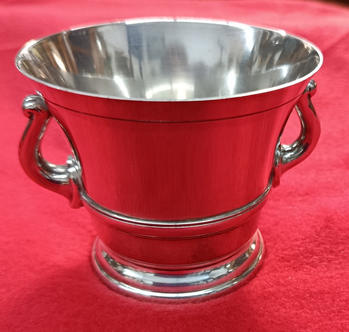 Petit pot à anses en argent Tétard Frères XX
