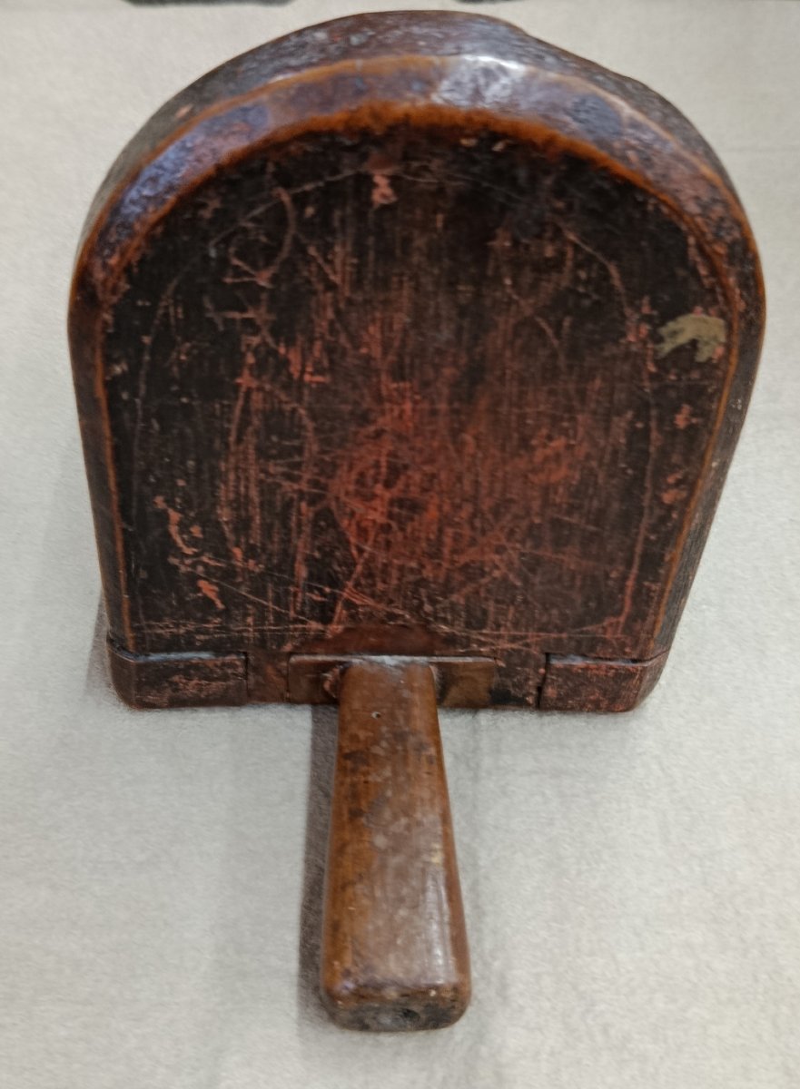 Quêteuse à offrandes en bois Espagne XVII ème -photo-1