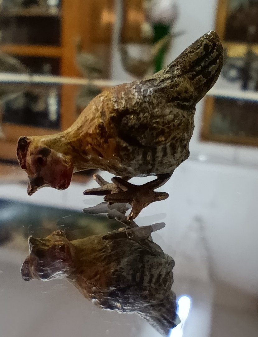 5 Miniature Bronze Birds From 19th-century Vienna-photo-1