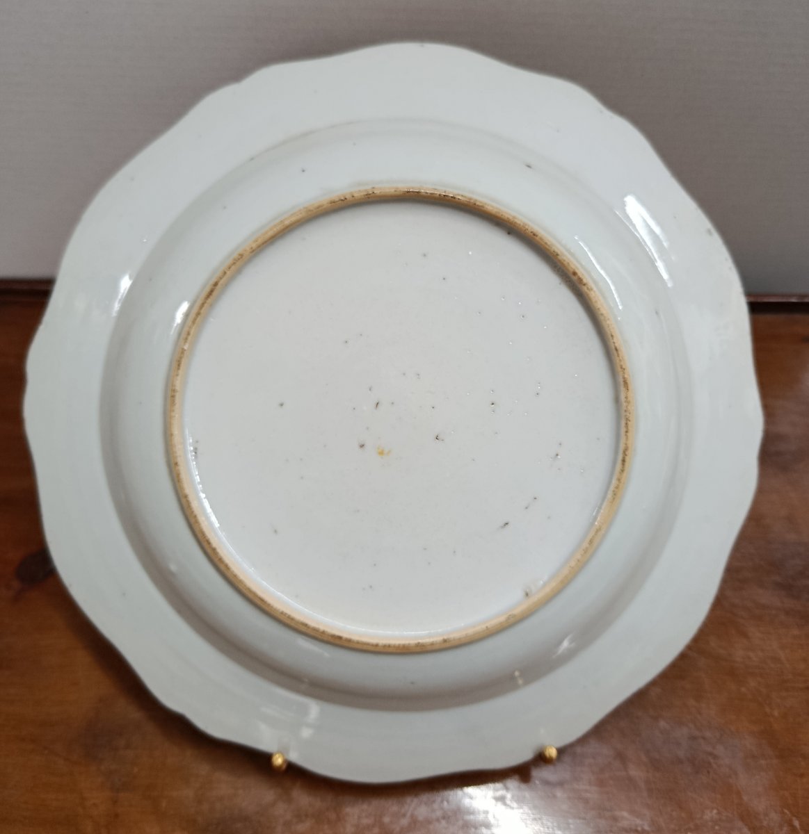 18th-century Compagnie Des Indes Porcelain Plate -photo-3