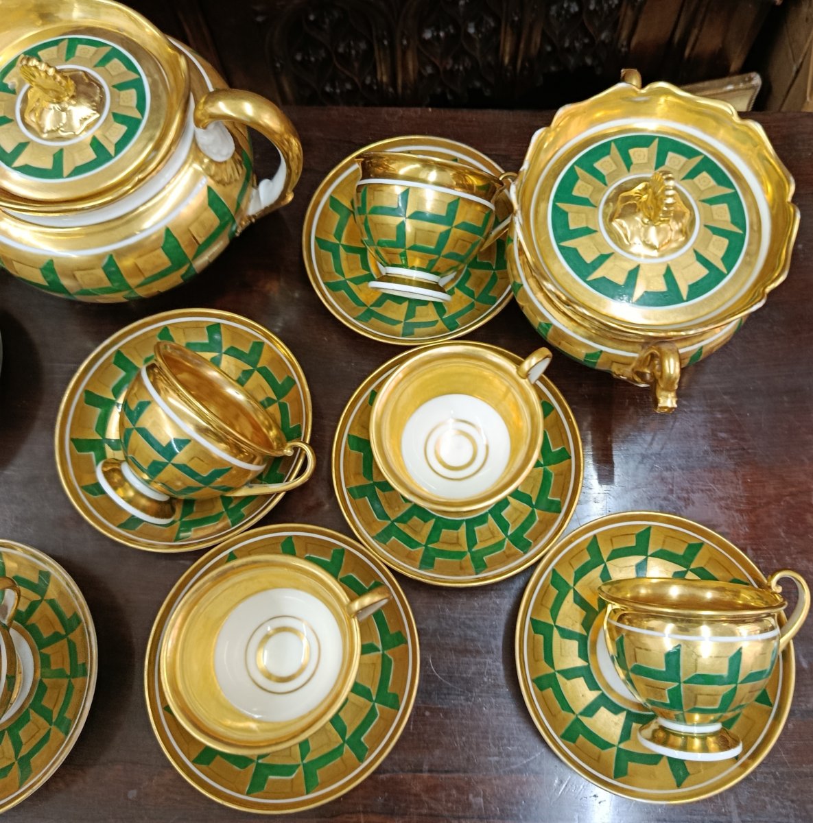 Service à café en porcelaine Schoelcher à Paris XIX-photo-3