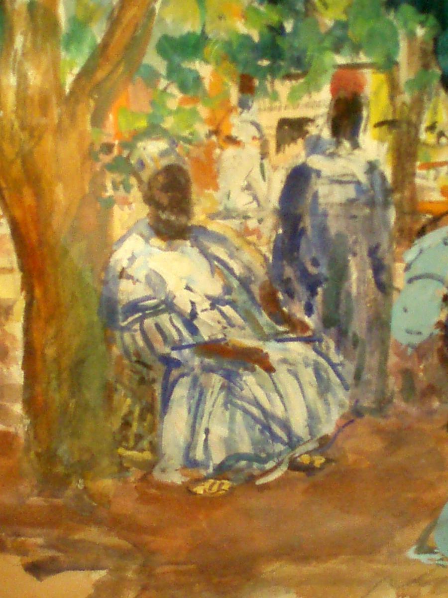 "palabres Du Chef Almany" By Géo François (1880-1968)-photo-4