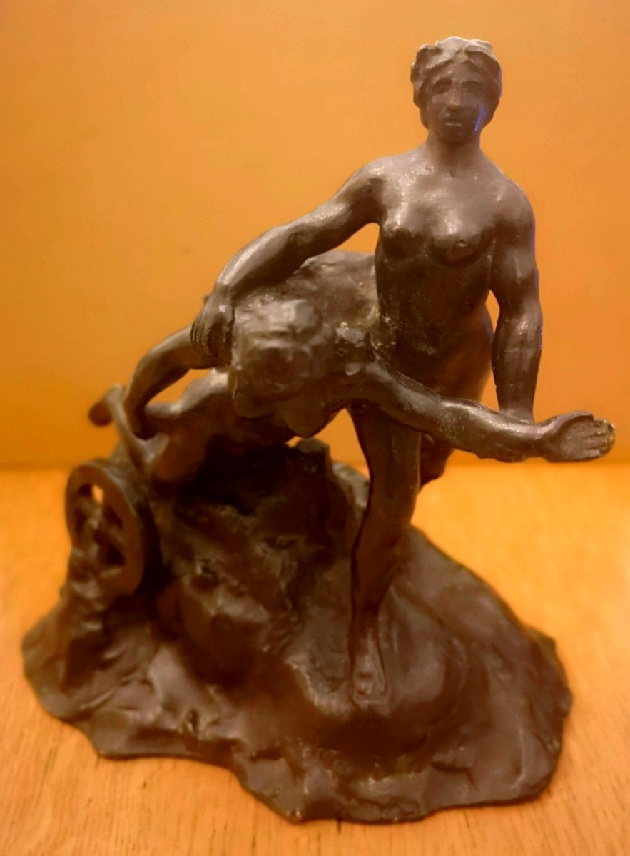 Bronze Signed J.patissou Joret Founder Twentieth