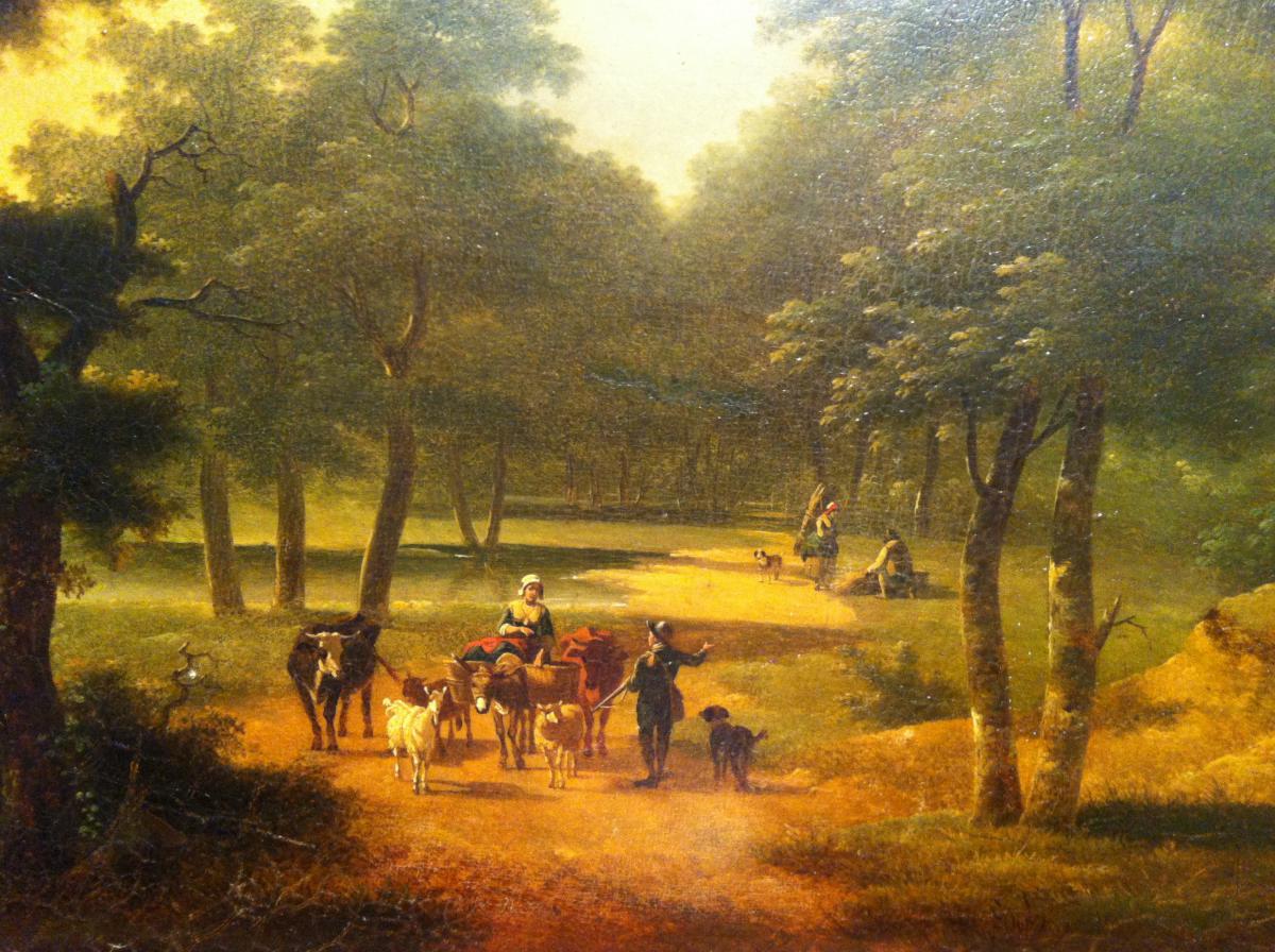"scène Champêtre" By Philippe Budelot (1770-1841)-photo-3