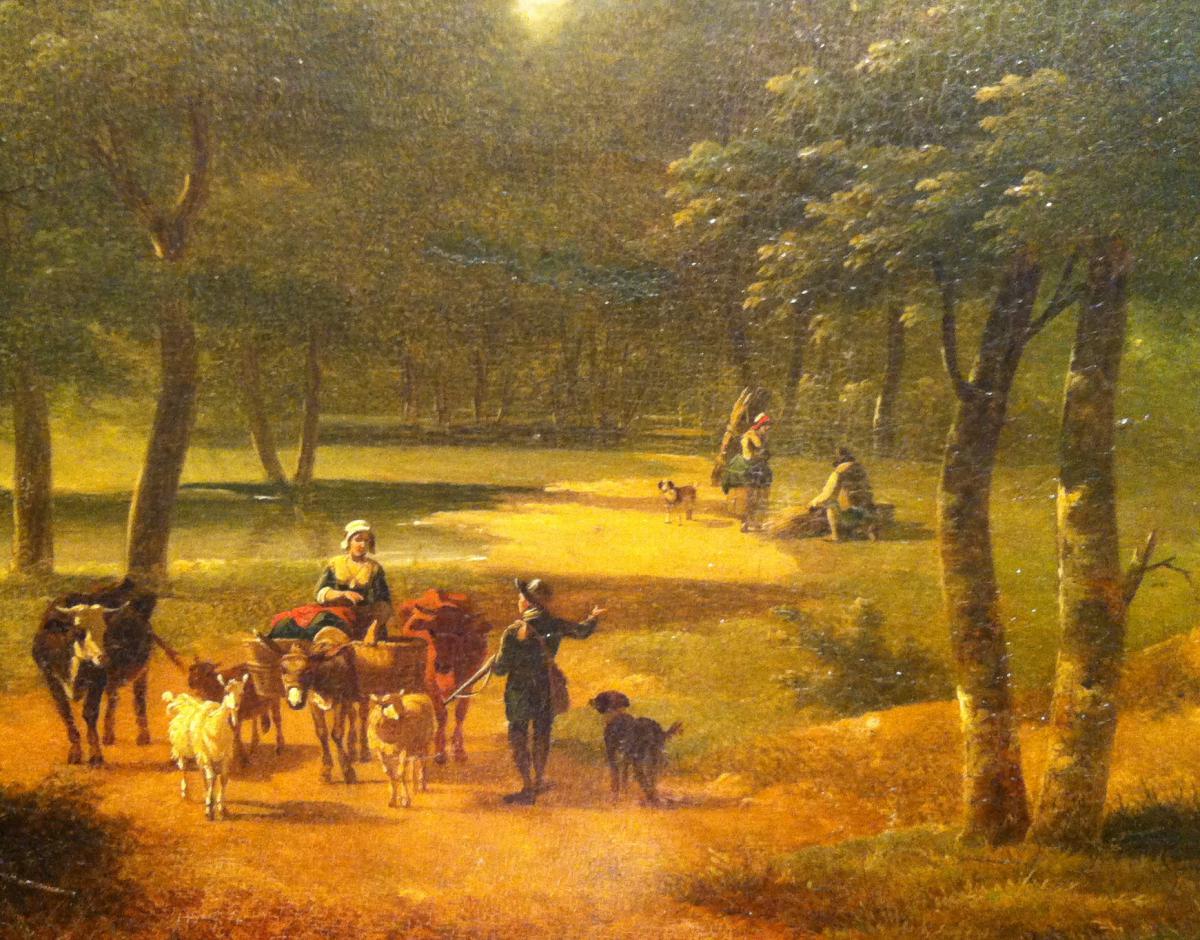 "scène Champêtre" By Philippe Budelot (1770-1841)-photo-4