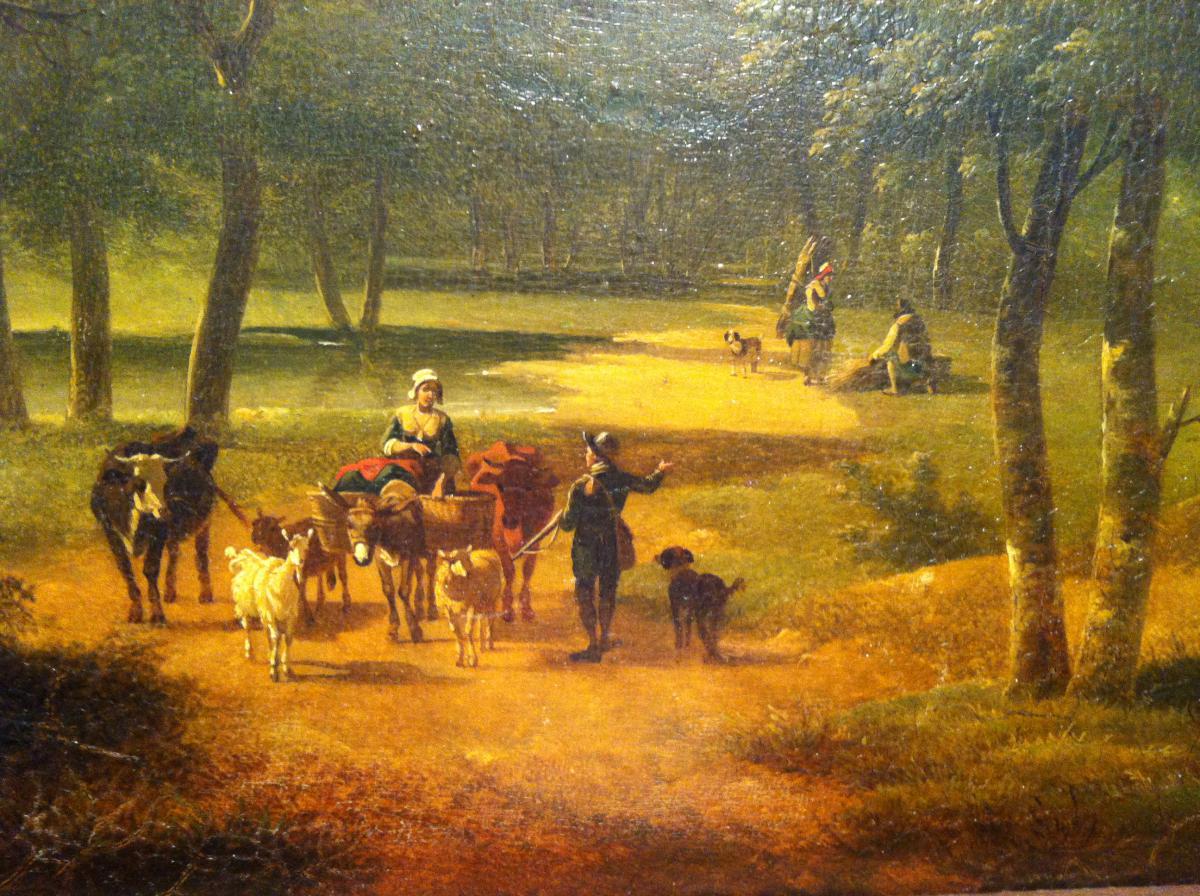 "scène Champêtre" By Philippe Budelot (1770-1841)-photo-8