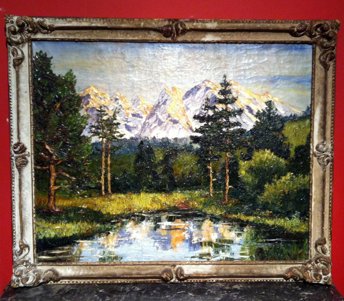 "paysage De Lac De Montagne" Frame Montparnasse-photo-4