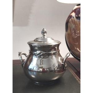 Sterling Silver Sugar Bowl Louis XV Style Minerva Hallmark