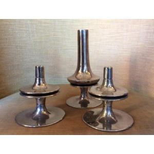 Fritz Nagel - Three 70s Candlesticks