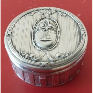 Louis XVI Style Silver Pill Box