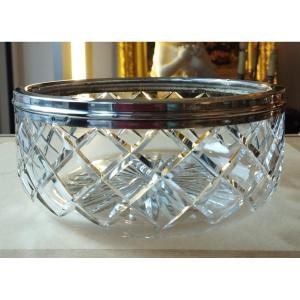 Salad Bowl Saint Louis Cut Crystal Model Adour