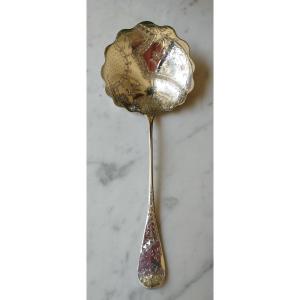 Pèle Cuillère à Glace En Argent Massif Victor Boivin XIX