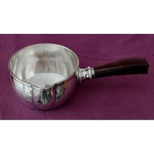 Small Silver Saucepan Victor Boivin XIX