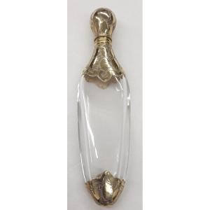 19th-century Crystal And Vermeil Perfume Bottle