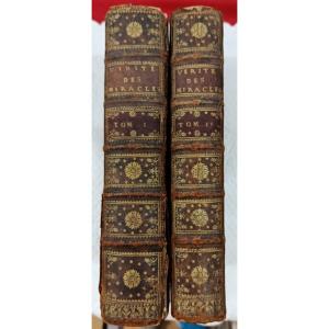 2 tomes La Vérité des Miracles M.de Paris / Carré de Montgeron 1737
