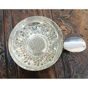 Art Deco Silver Wine Taster, 20th Century