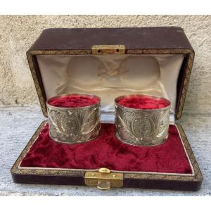 Pair Of 19th-century Vermeil Napkin Rings