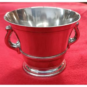 Small Silver Pot With Handles By Tétard Frères, Early 20th Century