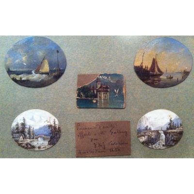 "Marines et paysages miniatures" par Jacobus H. J. Nooteboom