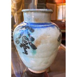 Vase En Céramique Perse XIXe