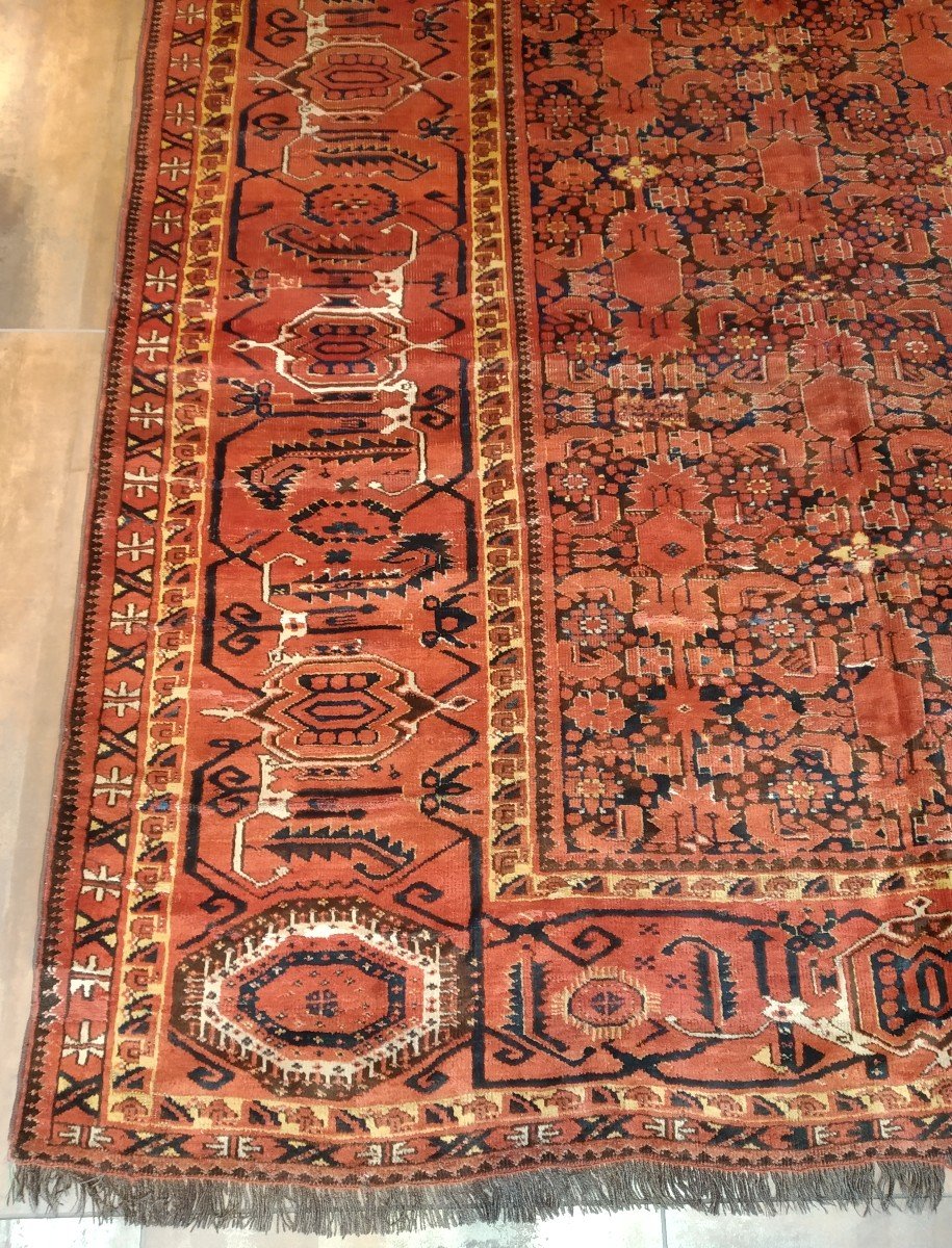 Grand Tapis Ancien Turkmen 470cmx220cm-photo-3