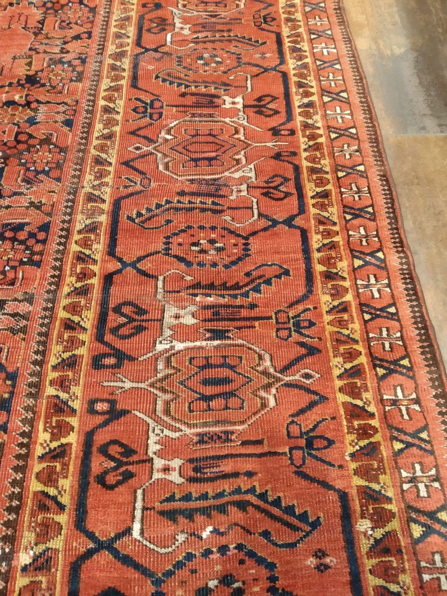 Grand Tapis Ancien Turkmen 470cmx220cm-photo-4