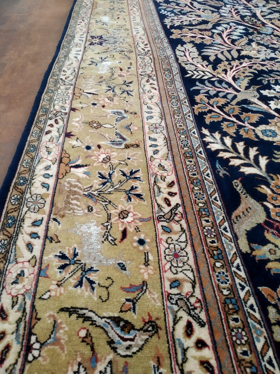 Tapis Persan"ghom" 210cmx134cm-photo-3
