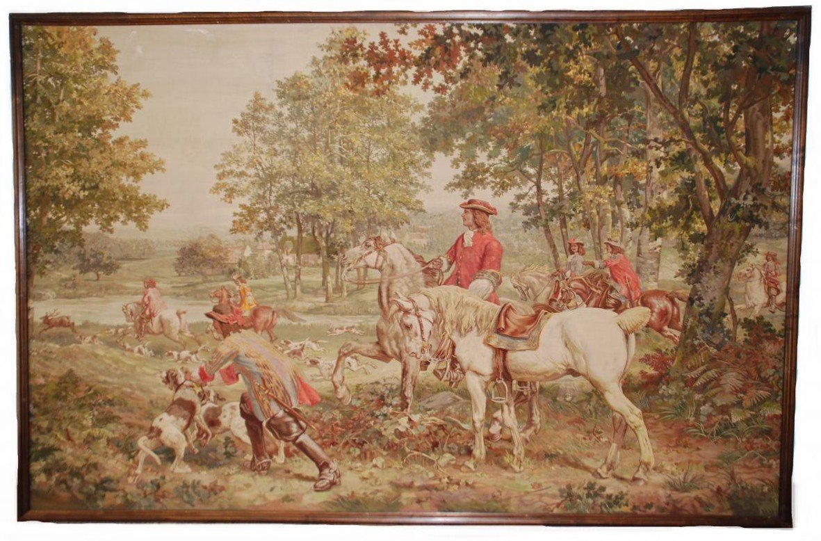 19th Century Tapestry "braquenié" 300cmx200cm