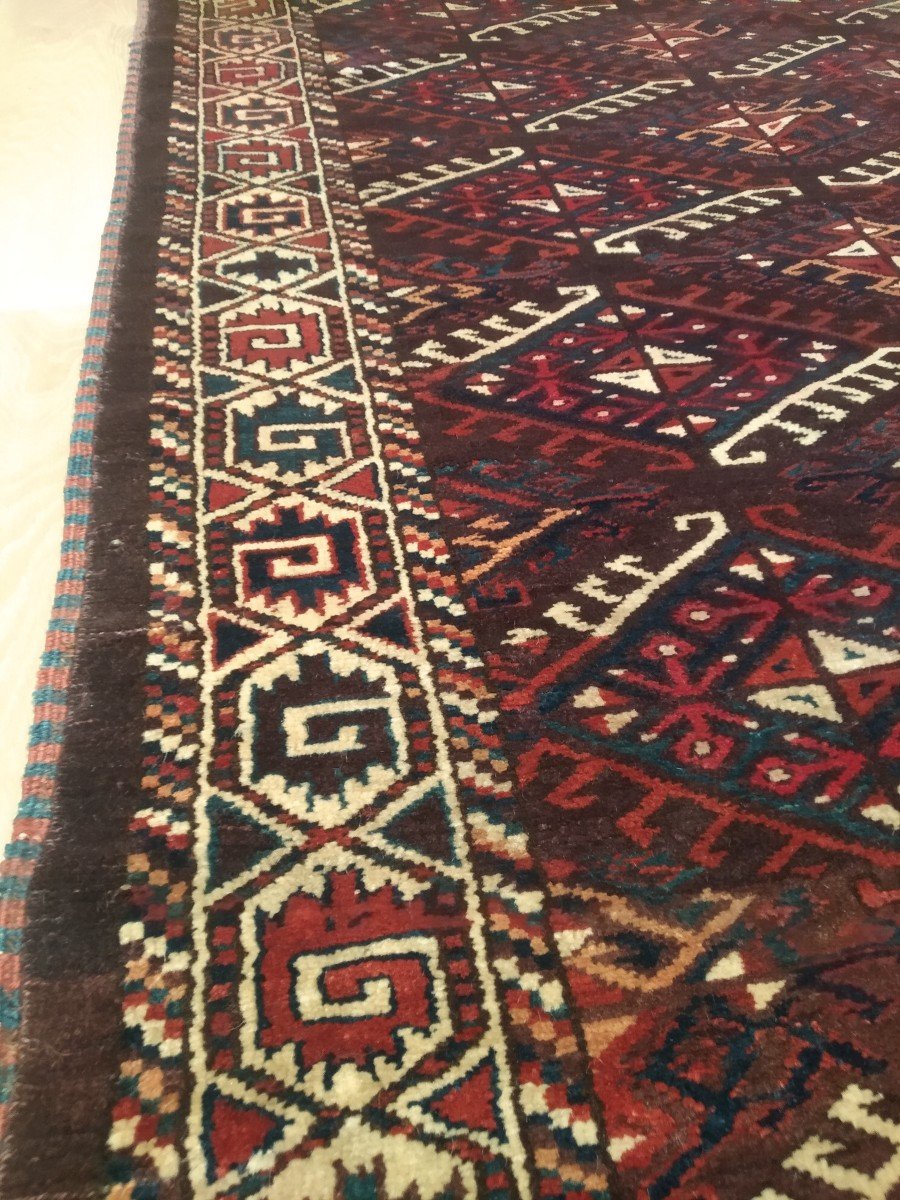 Boukara Rug "yomouth" 225cm X142cm-photo-3