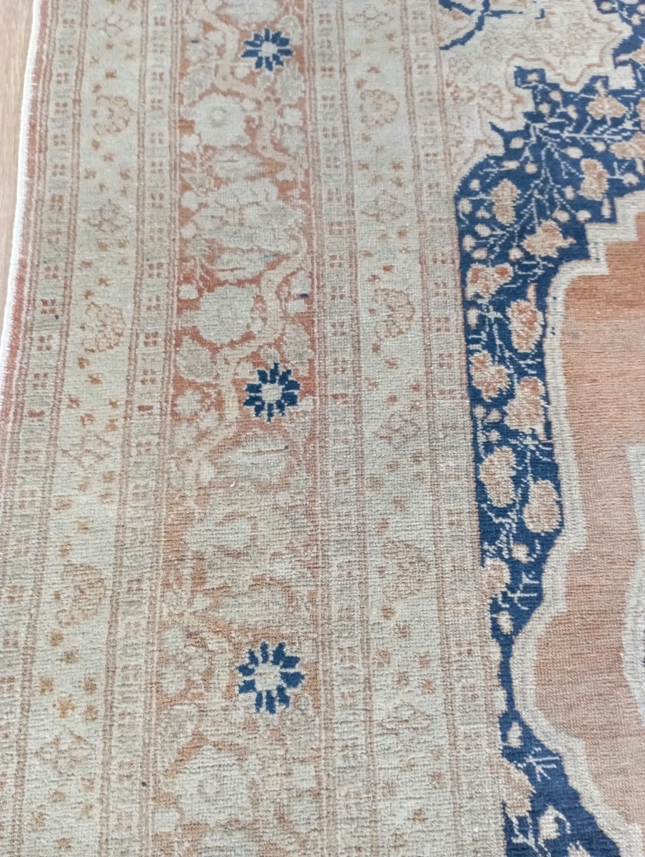 Tapis ancien "Tabriz" 172cm X 123cm-photo-4